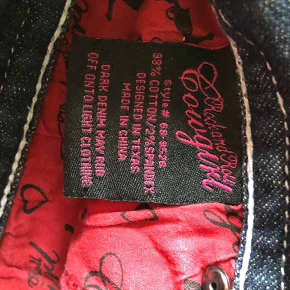 Rock and roll cowgirl Houston Texans shorts - Picture 5 of 9